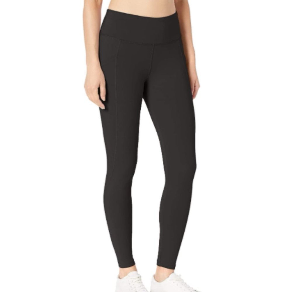 Jockey Womens Performance 7/8 Ankle Black Leggings